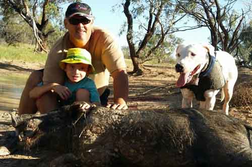 Pig Hunting Holiday in Outback Queensland