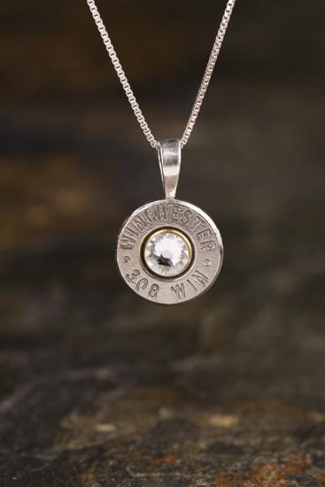 Inland Hunting Properties 308 Sterling Silver Bullet Head
