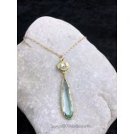 9mm Gold Filled Teardrop Necklace
