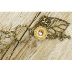 Western Woman's Bullet Charm Necklace